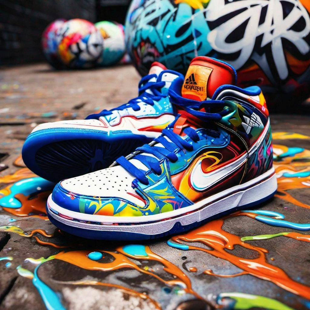 Nike Dunk High Art Print by DC55ART - Fy