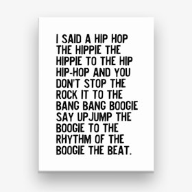 Rappers Delight Canvas Print