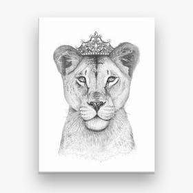 The Lioness Queen Canvas Print