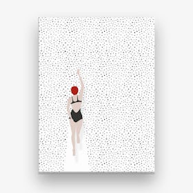 Swimming Points Canvas Print