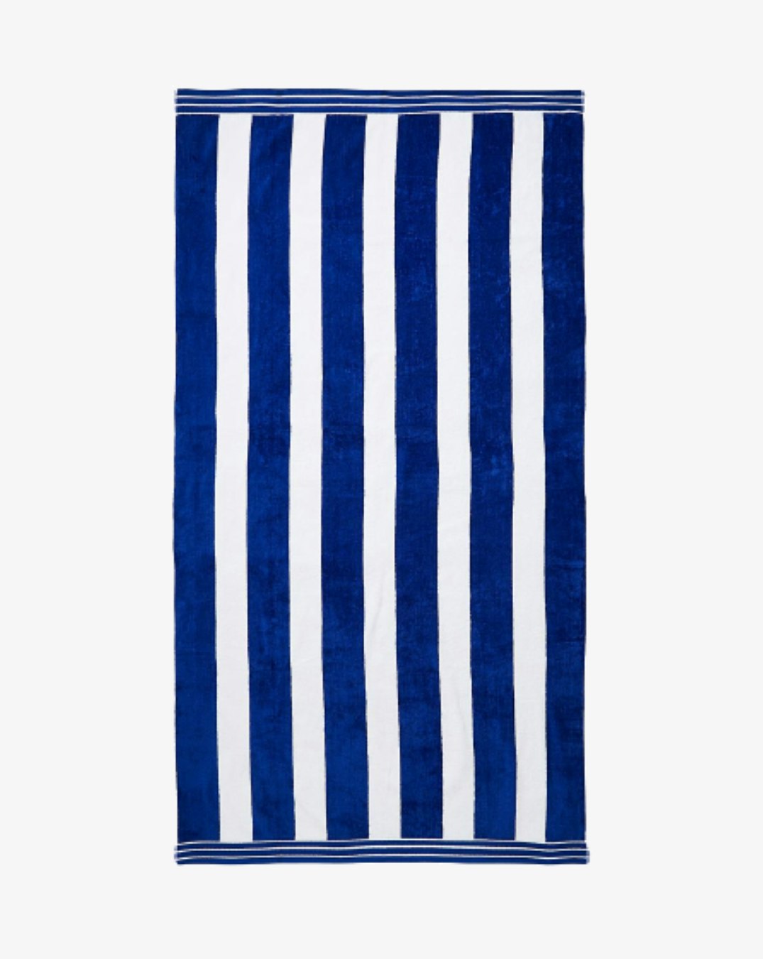 Jumbo Cabana Stripe Beach Towel - Navy by Allure Bath Fashions