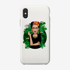 Frida Kahlo White Phone Case
