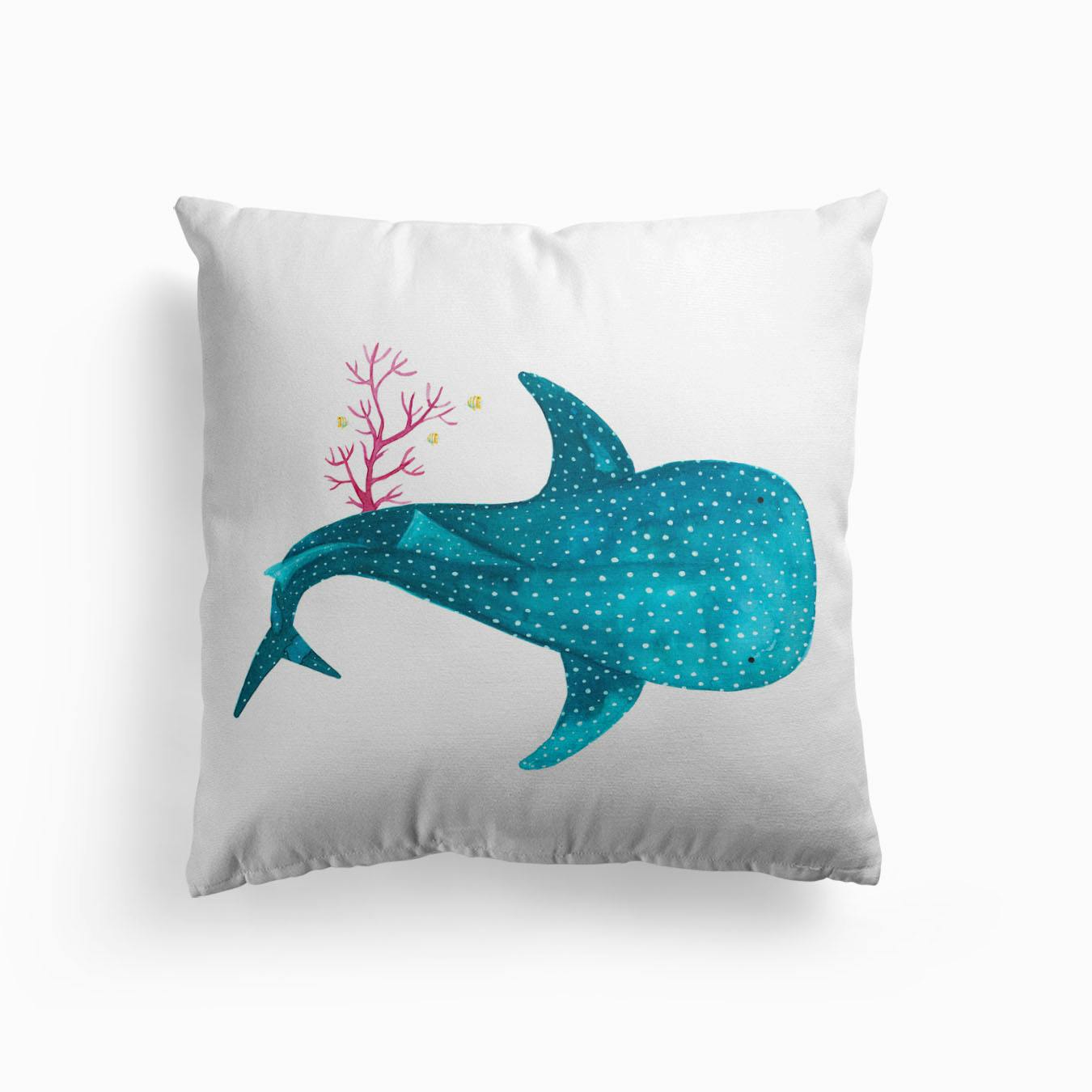 whale shark pillow