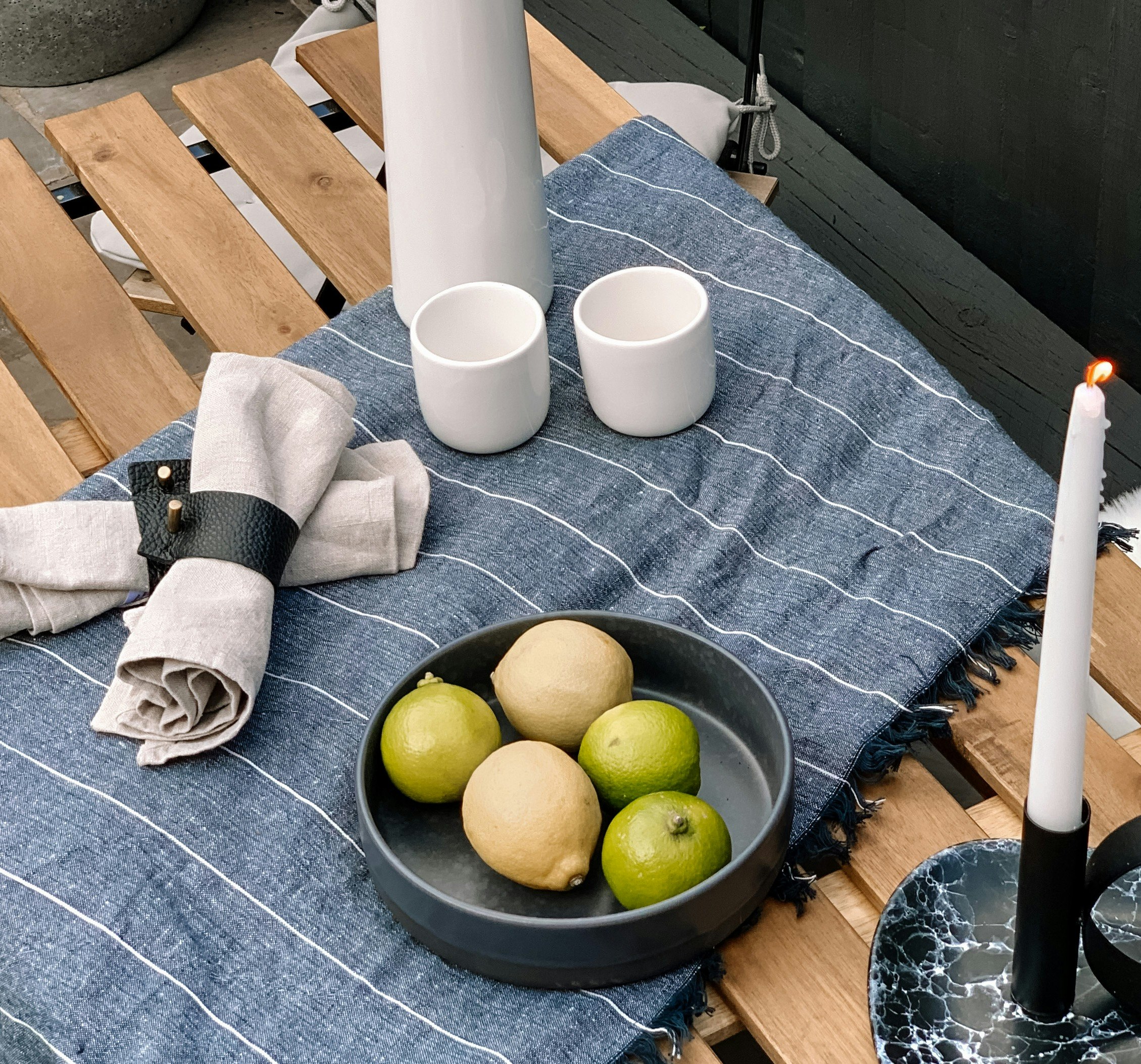 Hygge Bowl - Grey - Stoneware by Fifty Five South