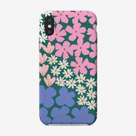 Plant More Flowers Green Phone Case