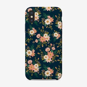 Peach Flowers Phone Case