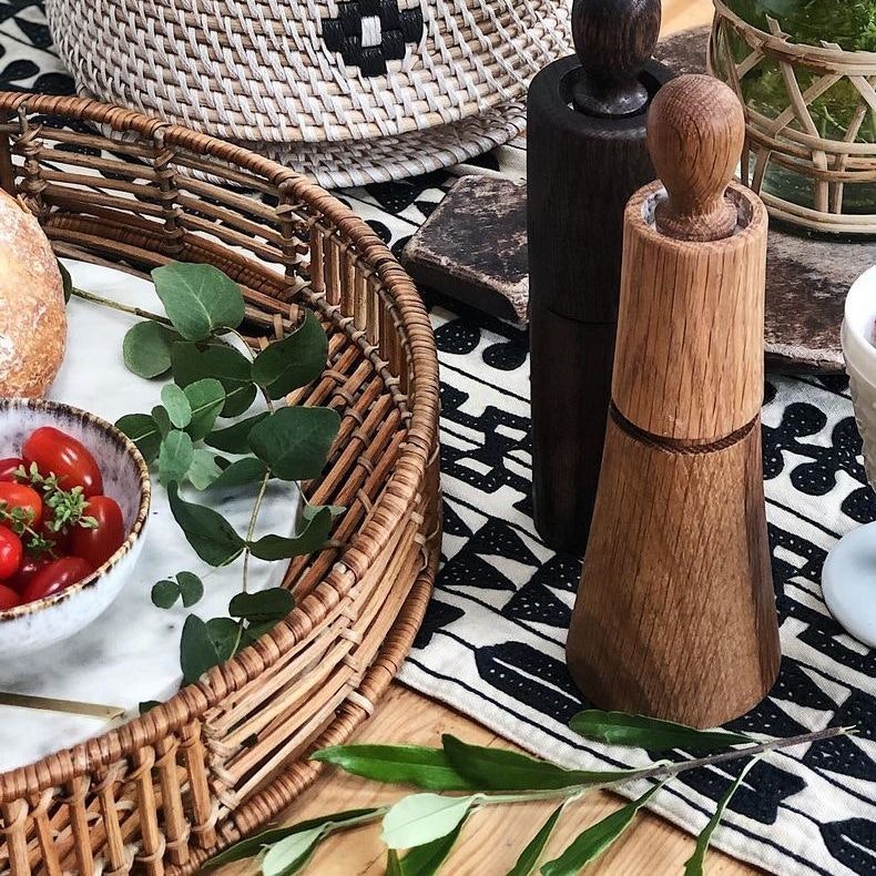 Batu Trays - Natural - Natural Rattan - Set of 2 by Fifty Five South