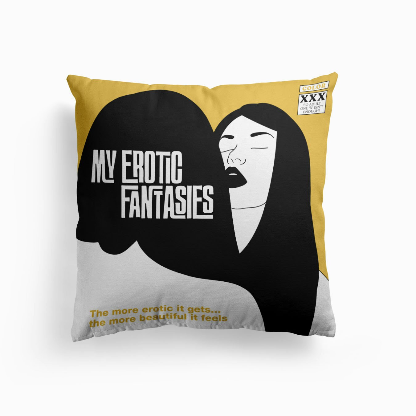 My Erotic Fantasies Cushion by Regards Coupables - Fy