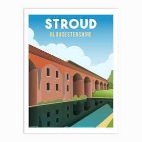 Stroud Railway Viaduct Art Print