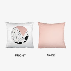 Terrazzo Pink Circle Cushion