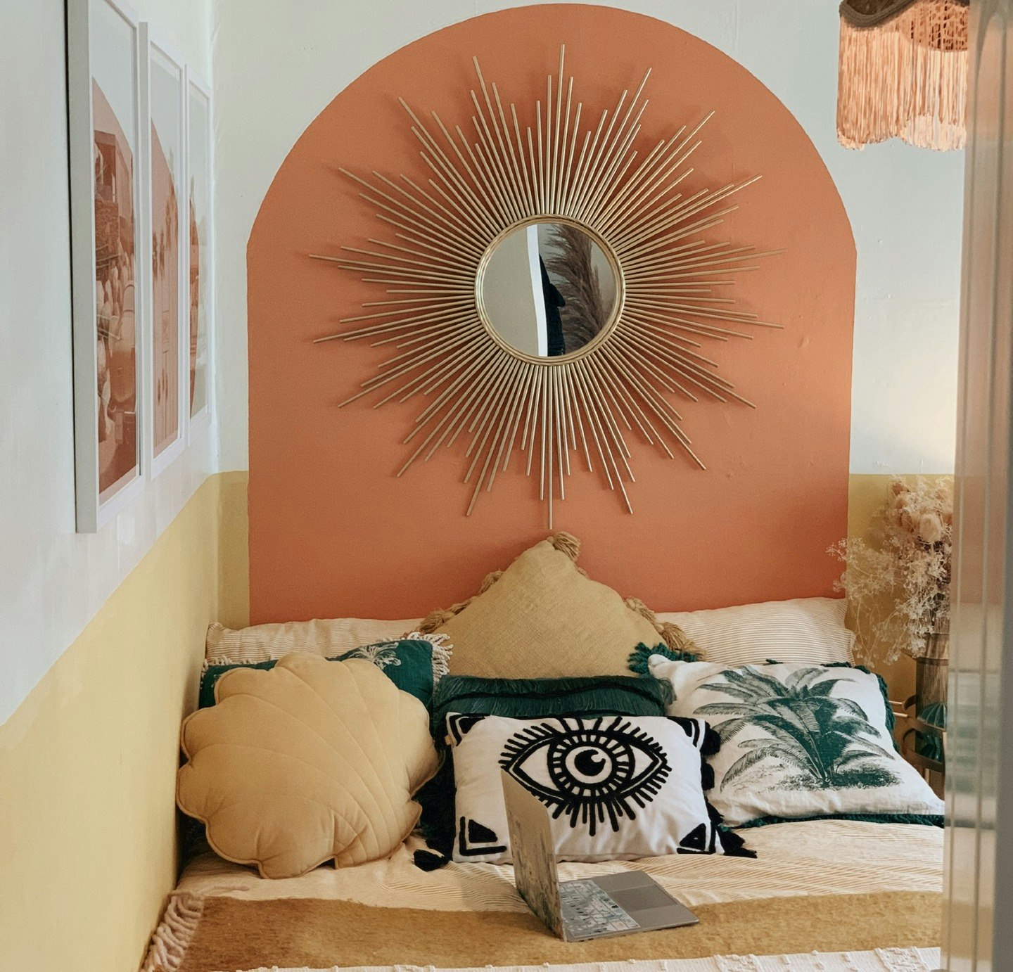 Cristal Sunburst Wall Mirror - Gold by Fifty Five South