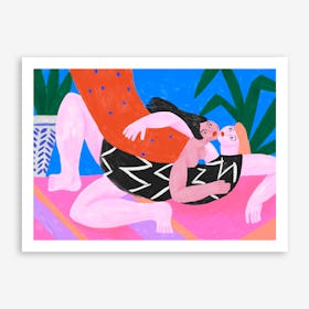 Women And Women Art Print