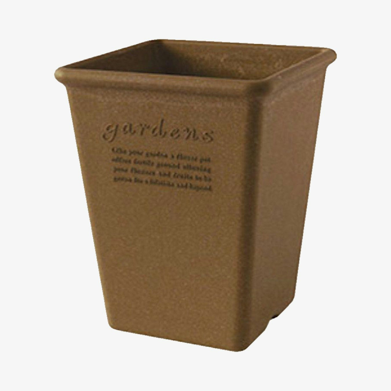Garden Pot Square Long - Natural by Hachiman Gardens