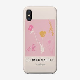 Flower Market Copenhagen Phone Case