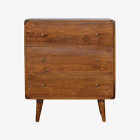 Curved Chestnut Chest