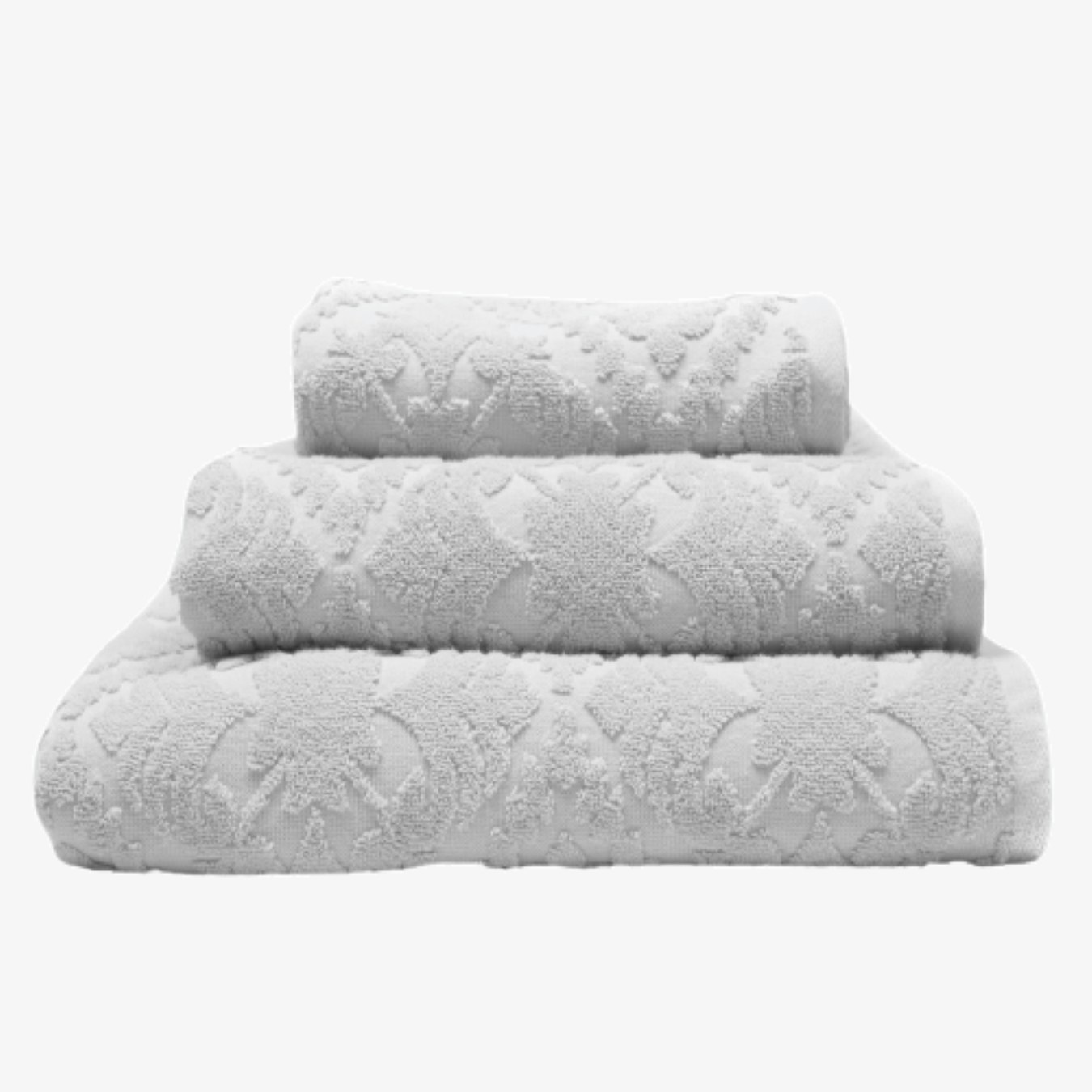 Country House Jacquard Towel - Grey by Allure Bath Fashions