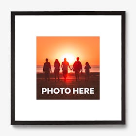 Framed Caption Single Photo Print