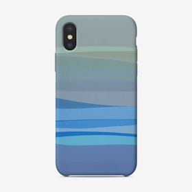 Blue Abstract 1 Phone Case