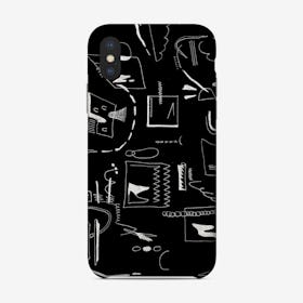 Abstract Doodle Phone Case