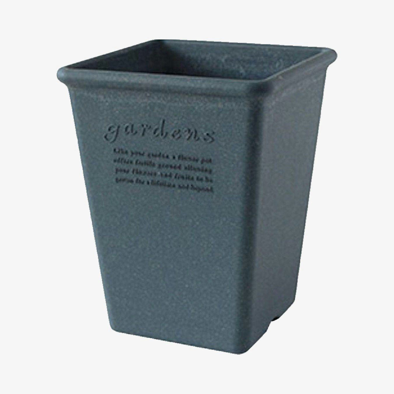 Garden Pot Square Long - Navy by Hachiman Gardens