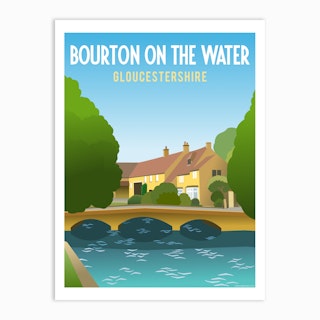 Bourton On The Water Art Print