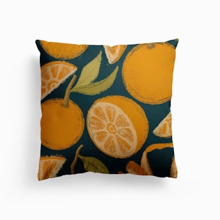 Orange Peel Canvas Cushion