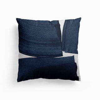 Minimalist Painting Blue I Cushion