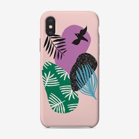 Tropical Bird In Pink Phone Case