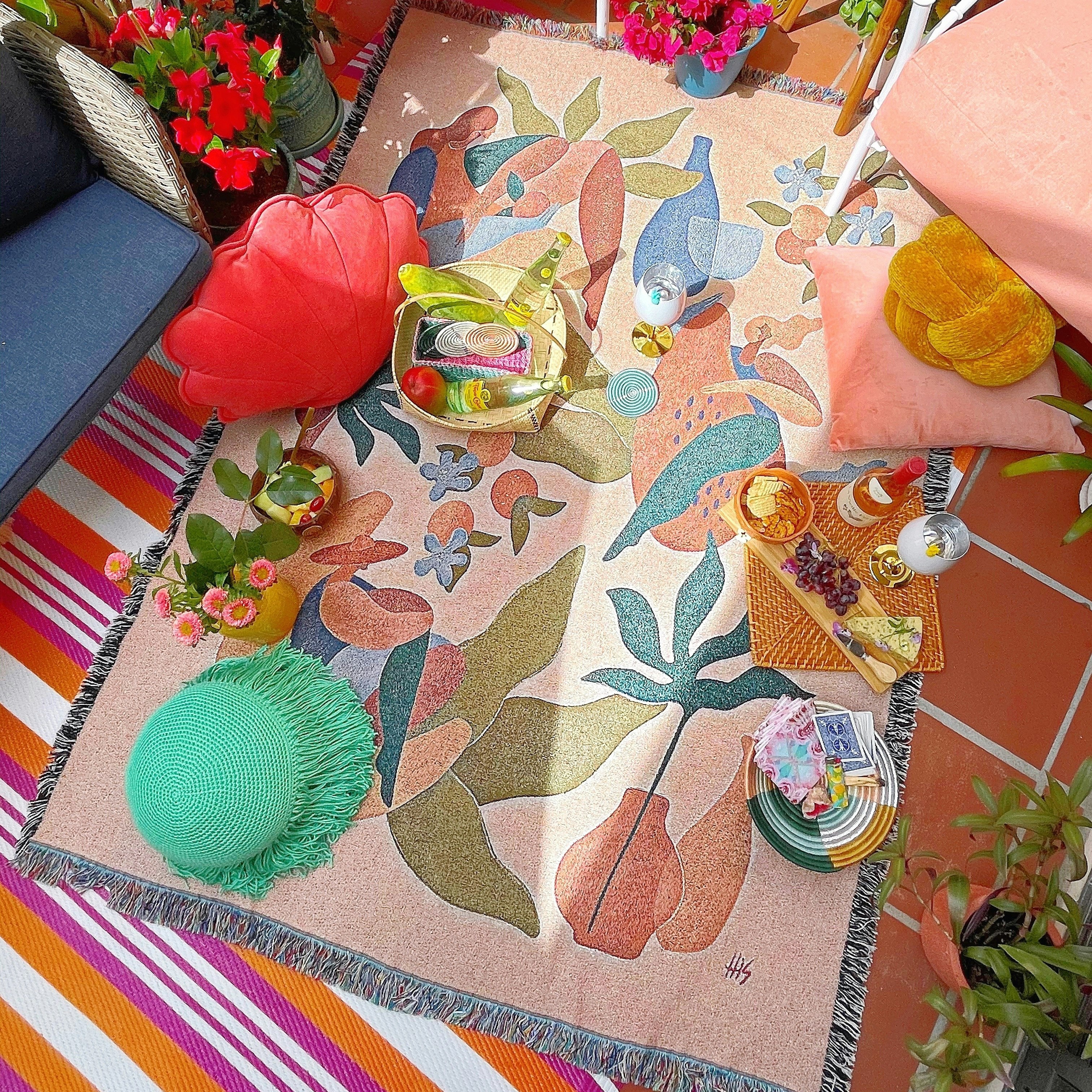 Flat Woven Throw