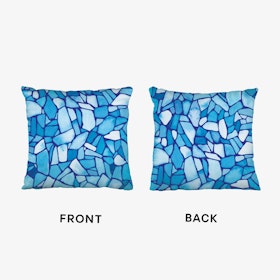 Blue Ice Cushion