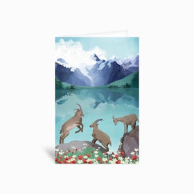 The Hills Are Alive Greetings Card