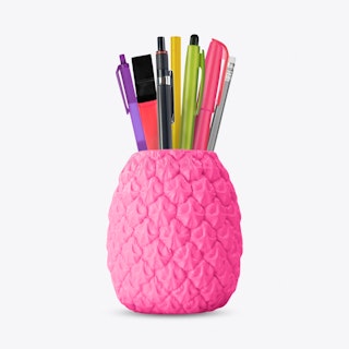 Seriously Tropical Pen Pot in Pink