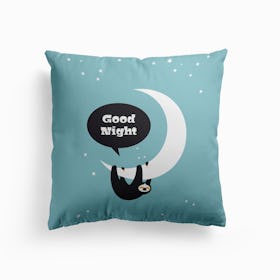 Good Night Sloth Cushion