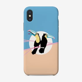 Pastel Toucans Phone Case