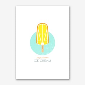 Lemon Ice Art Print