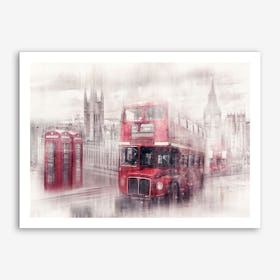 City Art London Westminster Collage Art Print