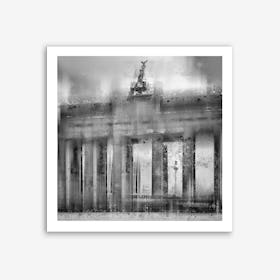 City Art Berlin Brandenburg Gate Art Print