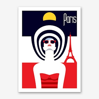 Paris - Stylish Journey Art Print