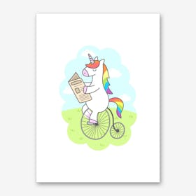 Unicorn Stroll Art Print