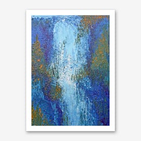 Abstract Waterfall Art Print