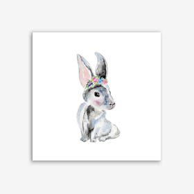 Bunny V Art Print