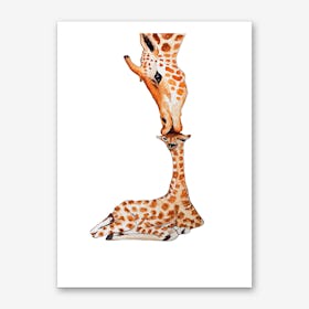 Giraffe V Art Print