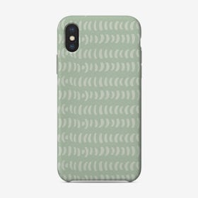 My Halfmoon Light Green Pattern Phone Case