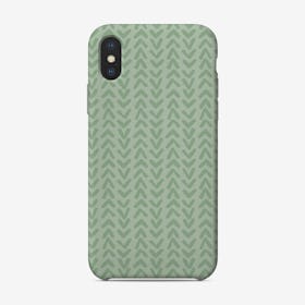 Christmas Green Arrow Pattern Phone Case