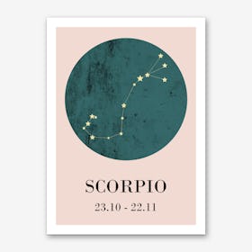 Scorpio Art Print I