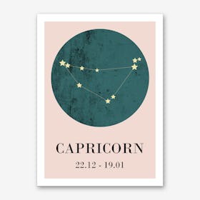 Capricorn Art Print I