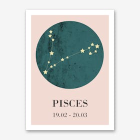 Pisces Art Print I