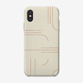 Minimal Wall Tiles 02 Phone Case