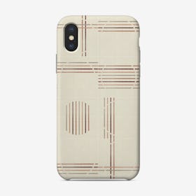 Minimal Rustic Tiles 03 Phone Case