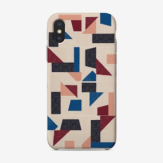 Tangram Wall Tiles 03 Phone Case